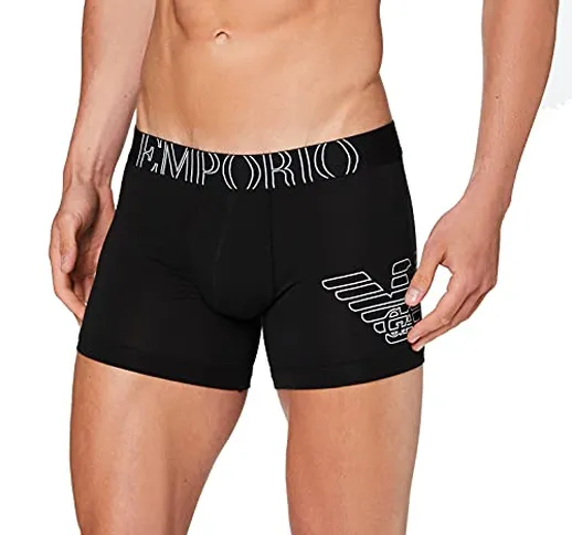 Emporio Armani Underwear 111998cc735 Boxer, Nero (Nero 00020), Medium Uomo