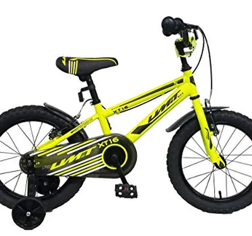 Umit 16" Xt16 Bicicletta per bambini, unisex, per bambini, colore: giallo