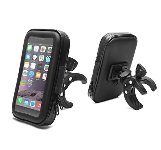 AEMIAO Supporto Bici Smartphone Porta Cellulare Bici, Supporto Manubrio Universale Bici Mo...