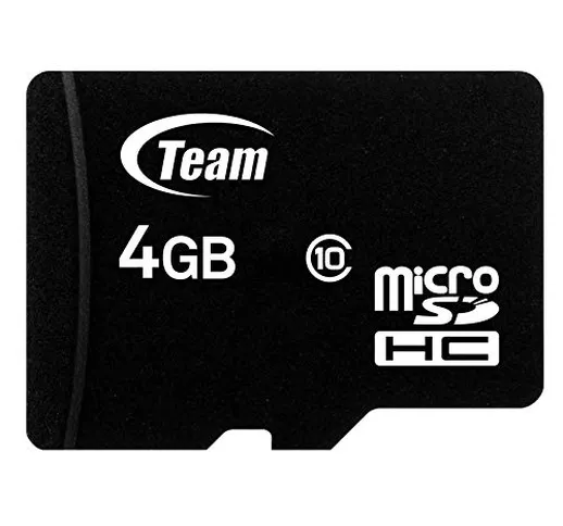 Team Group microSDHC 4GB MicroSDHC Class 10 memory card - memory cards (MicroSDHC, Class 1...