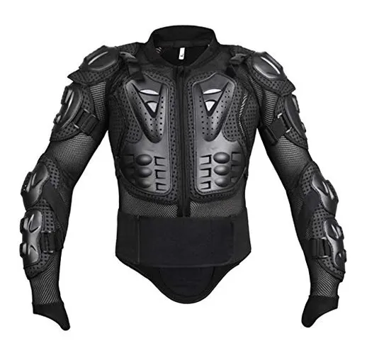 Ges - Giacca ad armatura da motocicletta, protezione per il corpo, abbigliamento protettiv...