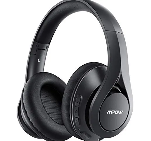 Mpow 059 Pro Cuffie Bluetooth 5.0, Tempo di Riproduzione di 60 ore, Cuffie Over Ear Wirele...