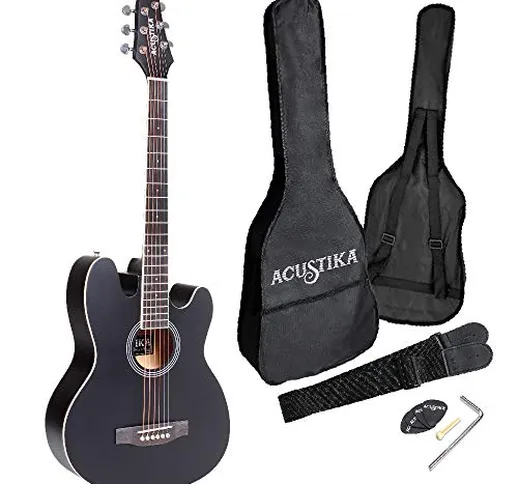 ACUSTIKA F330 Chitarra Acustica - Chitarra Acustica misura 39” (97x36x9,5) cm in Legno - 6...