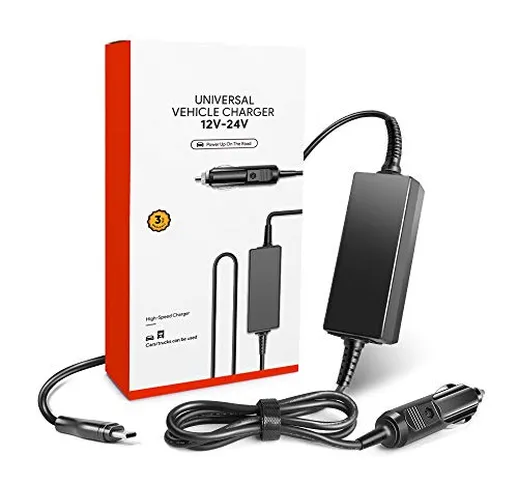 TAIFU Adattatore da auto 100W 90W 87W 65W 61W 45W USB C PD per Lenovo ThinkPad M14 E580 T4...