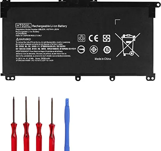 Indmird HT03XL L11119-855 Batteria per HP Pavilion 14-CD 14-CE 14-CF 14-CK 14-CM14-DH 14Q-...