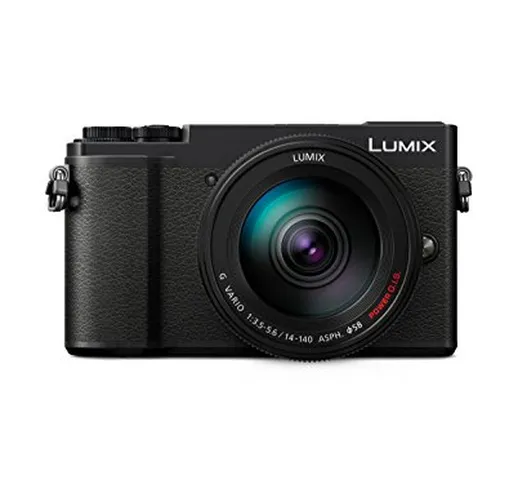 Panasonic LUMIX DC-GX9HEG-K Fotocamera Mirrorless 20 MP, Sensore LIVE MOS MFT, Obiettivo L...