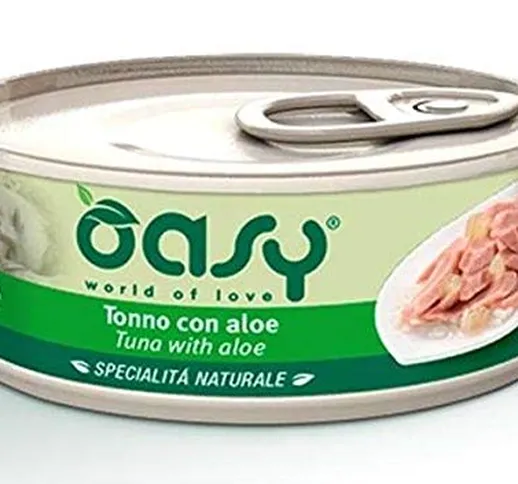 Oasy Natural per Gatto da 150 Gr, Tonno e Aloe