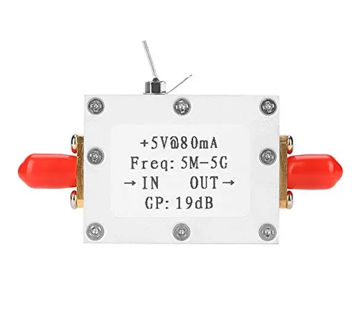 5M-5GHz RF Amplificatore a Basso Rumore,19 dB 2G Amplificatore a Banda Larga Ricevitore Se...