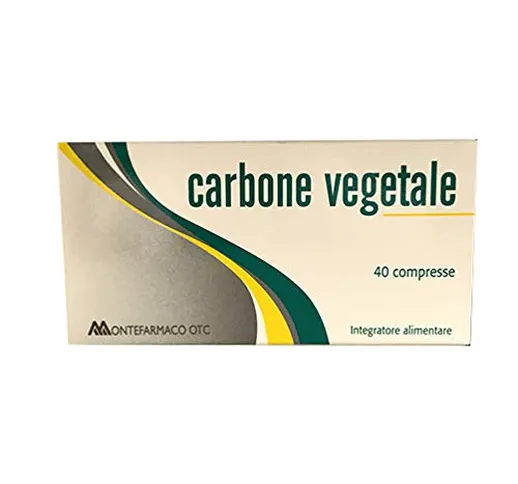 A.F.O.M. Carbone Vegetale Integratore Alimentare 40 Compresse