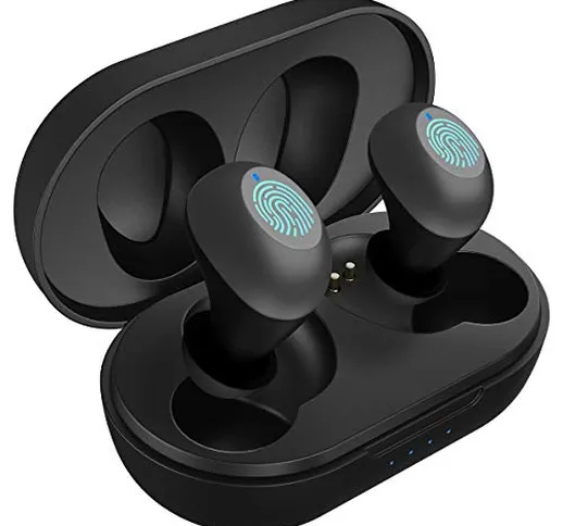 Cuffie Bluetooth, Auricolari Bluetooth 5.0 Mini Cuffie Wireless Sport in Ear Riduzione del...