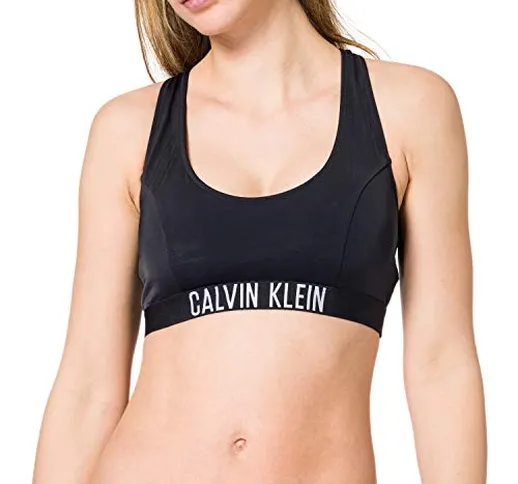 Calvin Klein Bralette-RP Parte Superiore del Bikini, Pvh Nero, XL Donna