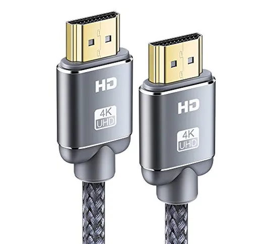 Cavo HDMI 4K 0.9m, Snowkids HDMI 2.0 a/b ad alta Velocità con Ethernet, Cavo Hdmi Supporta...