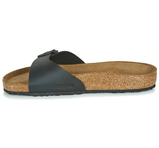 Birkenstock Schuhe Madrid Birko-Flor Normal Black (040791) 41 Schwarz