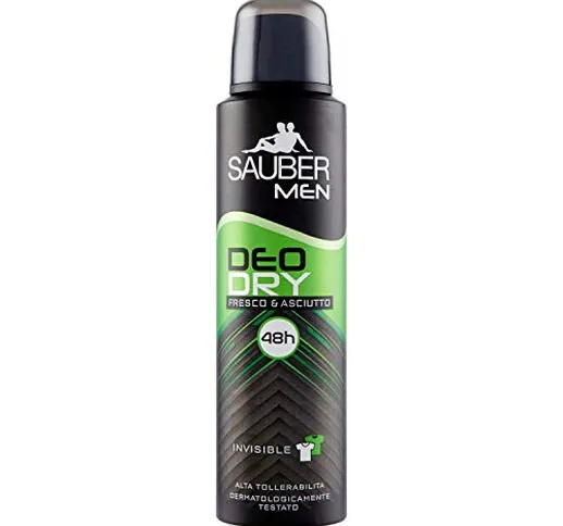 Sauber Deodorante Deodry Men Spray Fresco & Asciutto - 150 Ml