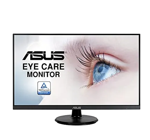 ASUS VA27DQ Eye Care Monitor – 27 inch, FHD (Full HD 1920 x 1080), IPS, Frameless, 75Hz, A...