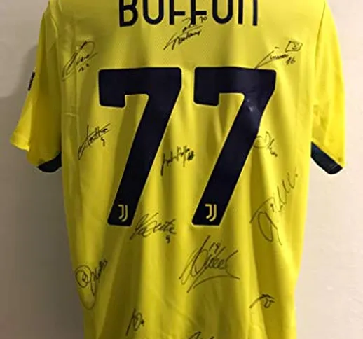 JUVE Maglia Gara Home “Buffon 1” Autografata Firmata 2019/2020 F.C. Juventu Juv Partita Re...