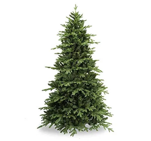 Stilè Albero di Natale Artificiale H.240 CM D.145 CM Verde FOLTO di ALTISSIMA QUALITA', Ef...