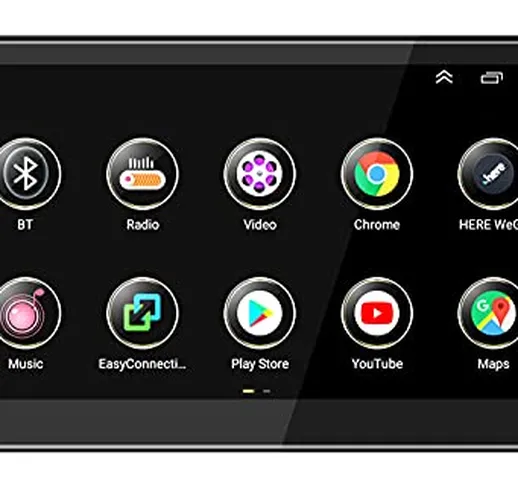 ANKEWAY 7 Pollici [2G+16G] Android Autoradio 2 DIN con RDS+FM+GPS Navigazione/HiFi+WiFi+Bl...