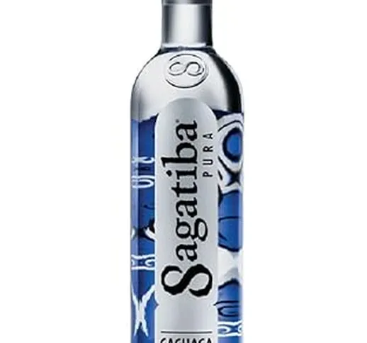 Sagatiba Cristalina Cachaça Brasiliana Invecchiata 2 Anni, con Aromi di Frutta Esotica e C...