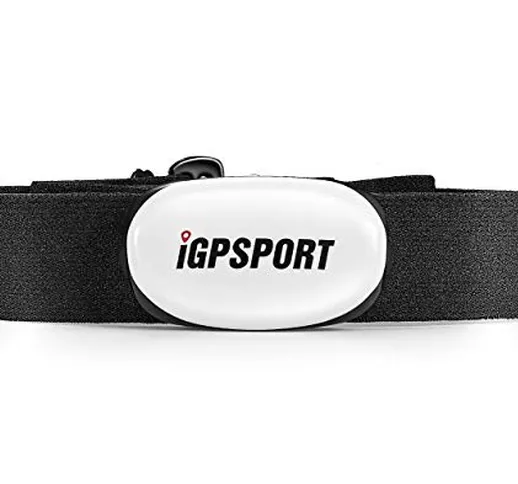 iGPSPORT HR40 Cardiofrequenzimetro Impermeabile IPX7 Bluetooth e Ant+ e Fascia Toracica pe...