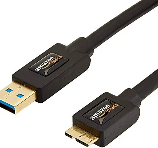 AmazonBasics - Cavo USB 3.0 A maschio / Micro B (1,8 m)