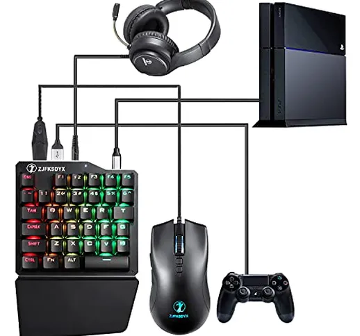 Adattatore tastiera e mouse C91 per PS4, Xbox One, Nintendo Switch, PS3 e PC keyboard and...