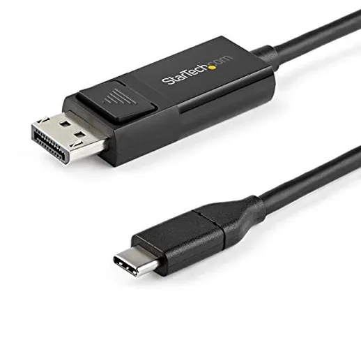 StarTech.com Cavo adattatore USB-C a DisplayPort 1.2 da 1 m - Bidirezionale - 4K 60Hz - US...