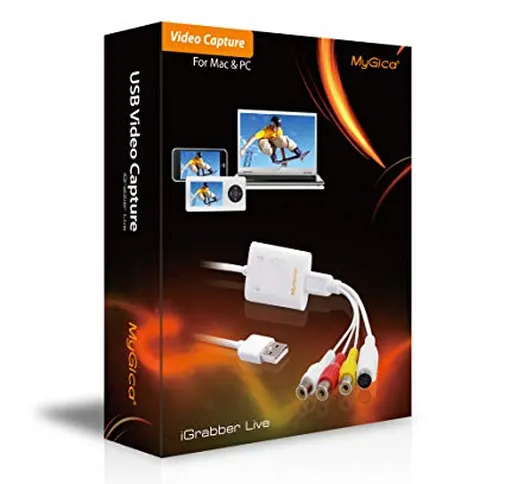 MyGica iGrabber Live Box Usb Acquisizione Video Live Streaming Free Driver per Windows Mac...