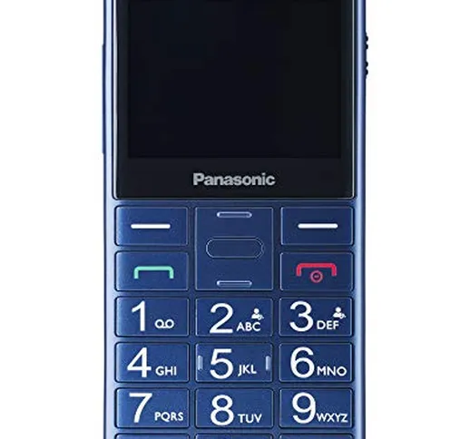 Panasonic KX-TU150EXC Telefono Cellulare ad Utilizzo Facilitato, Pulsanti Grandi, Ampio Sc...