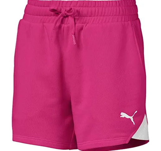 PUMA - Pantaloncini Alpha G Mist Green-No 1, Bambini, Fucsia Viola, 176