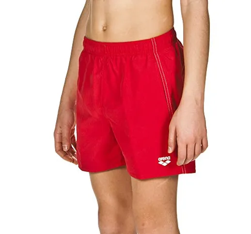 Arena B Fundamentals Jr, Pantaloncino da Mare Bambino, Rosso (Red/White), 14-15 anni