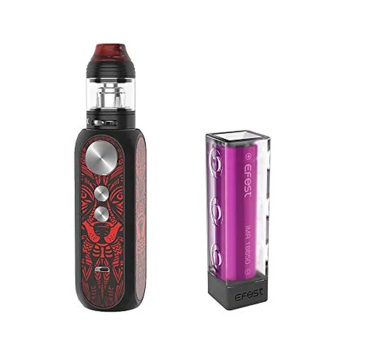 Kit VW OBS Cube X 80W con atomizzatore mesh Cube X (Bloody Mary) con batteria Efest 1X 300...