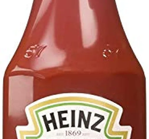 Heinz Tomato Ketchup 1170ml o 1.35Kg – Delicious e liscio ketchup di pomodoro. Privo di co...