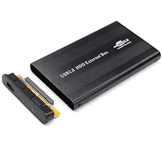 DTC - Case Box Esterno per Disco Rigido IDE 2.5" USB 2.0 Enclosure Hard Disk - IDE 2,5"