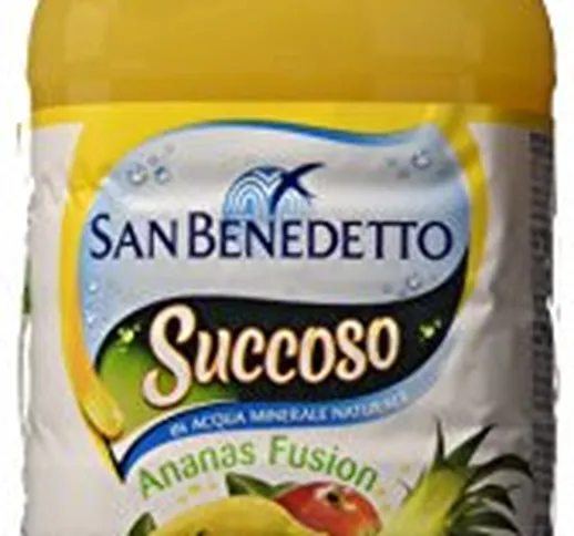 San Benedetto Succoso Ananas Fusion in Acqua Minerale Naturale - 1.5 L, 1