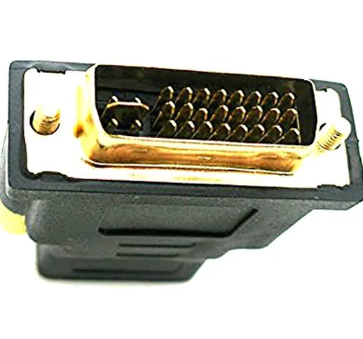 Adattatore HDMI femmina a DVI 24 + 5 maschio connettore jack connettori dorati 2305b