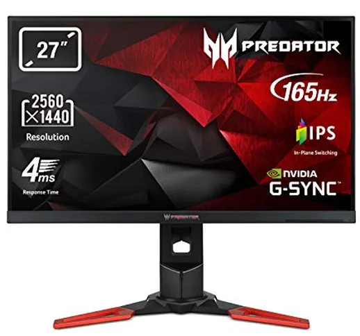 Predator XB271HUbmiprz Monitor Gaming G-Sync, 27", Display IPS 2K QHD, 144 Hz, 165 Hz over...