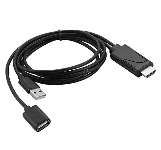 Kreema Cavo adattatore 1080P USB femmina a HDMI maschio HDTV video per Android IOS iPhone...