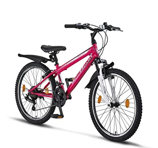 Chillaxx Bike Escape Premium Mountain Bike in bicicletta da 24 e 26 pollici, per ragazze,...