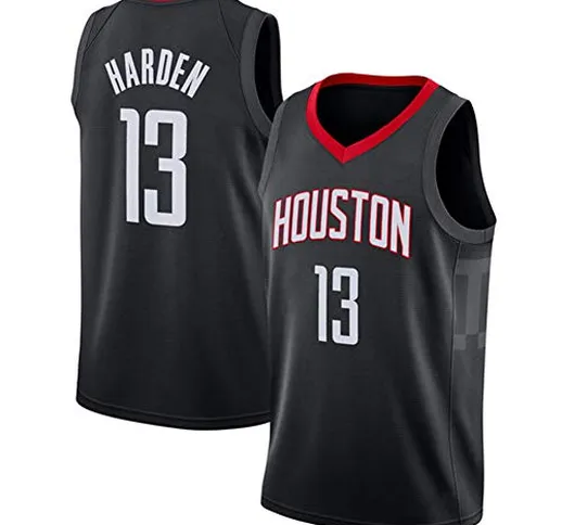 DALLL Uniforme da Basket Rocket # 13 Harden, Abbigliamento Sportivo in Mesh 100% Poliester...