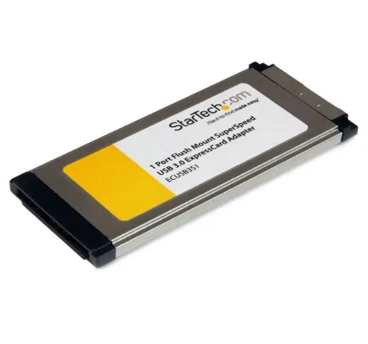 StarTech.com Adattatore scheda ExpressCard SuperSpeed USB 3.0 con supporto UASP, 5Gbps, Sc...