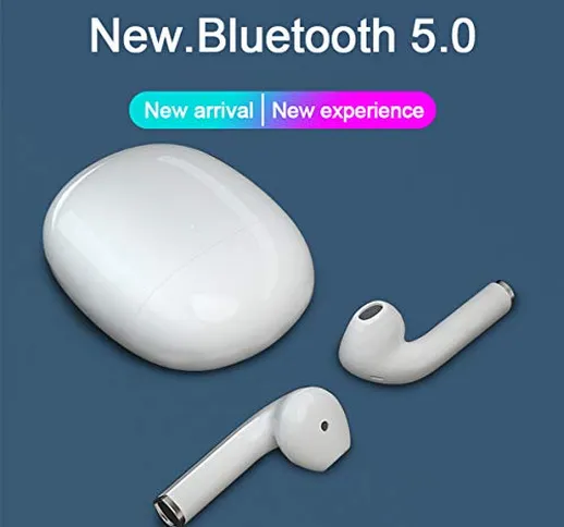 Auricolari Bluetooth 5.0 Auricolari Senza Fili, IPX5 Impermeabile 24H Playtime Vero Wirele...