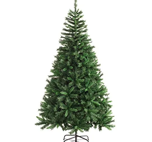 WeRChristmas Albero di Natale con 521 Punte, Verde, 180 cm