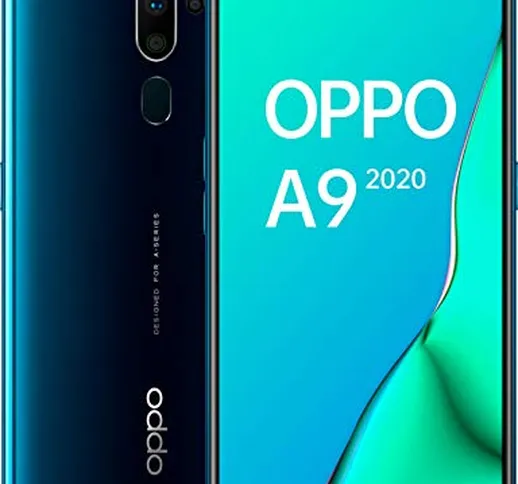 OPPO A9 (2020) - Smartphone 128GB, 4GB RAM, Dual Sim, Marine Green