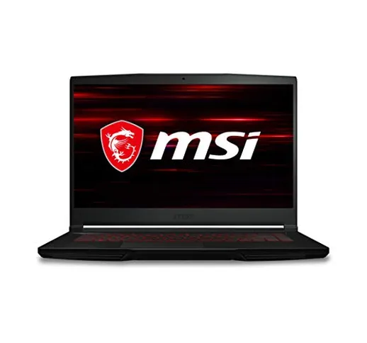 MSI GF63 Thin 10SC-054IT, Notebook Gaming FHD 15,6", 144Hz, Intel I7-10750H, Nvidia GTX 16...