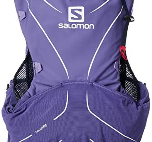 SALOMON ADV Skin 5 Set Borsa d' idratazione Unisex per Adulto, Donna, Violet, X-Large
