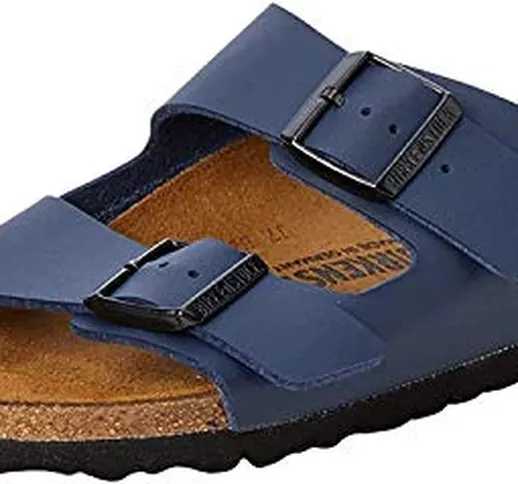 Birkenstock Arizona 51753, Sandali Unisex Adulto, Blu, 42