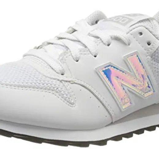 New Balance 500, Sneaker Donna, Bianco (White Hgx), 39 EU