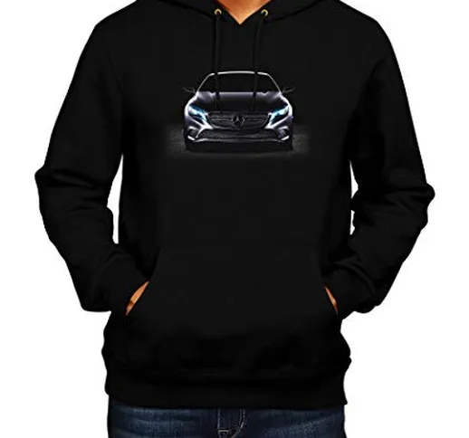 SWEATSHIRT Felpe con Cappuccio Mercedes 4 Logo Hoodie Uomo Abbigliamento Men Car Auto Tee...