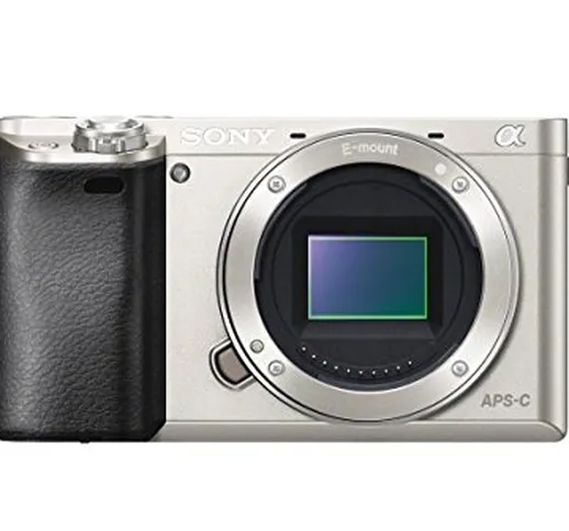 Sony Alpha 6000 Fotocamera Digitale Compatta, Body, Obiettivo Intercambiabile, Sensore APS...